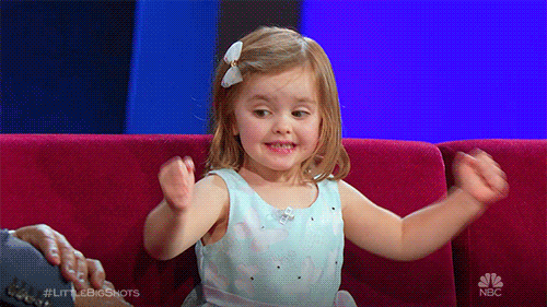 Tired Little Girl GIF